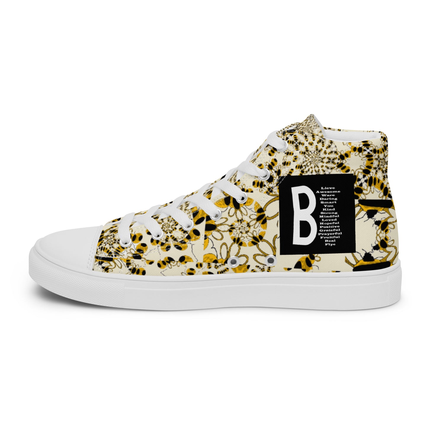 Women’s high top canvas shoes