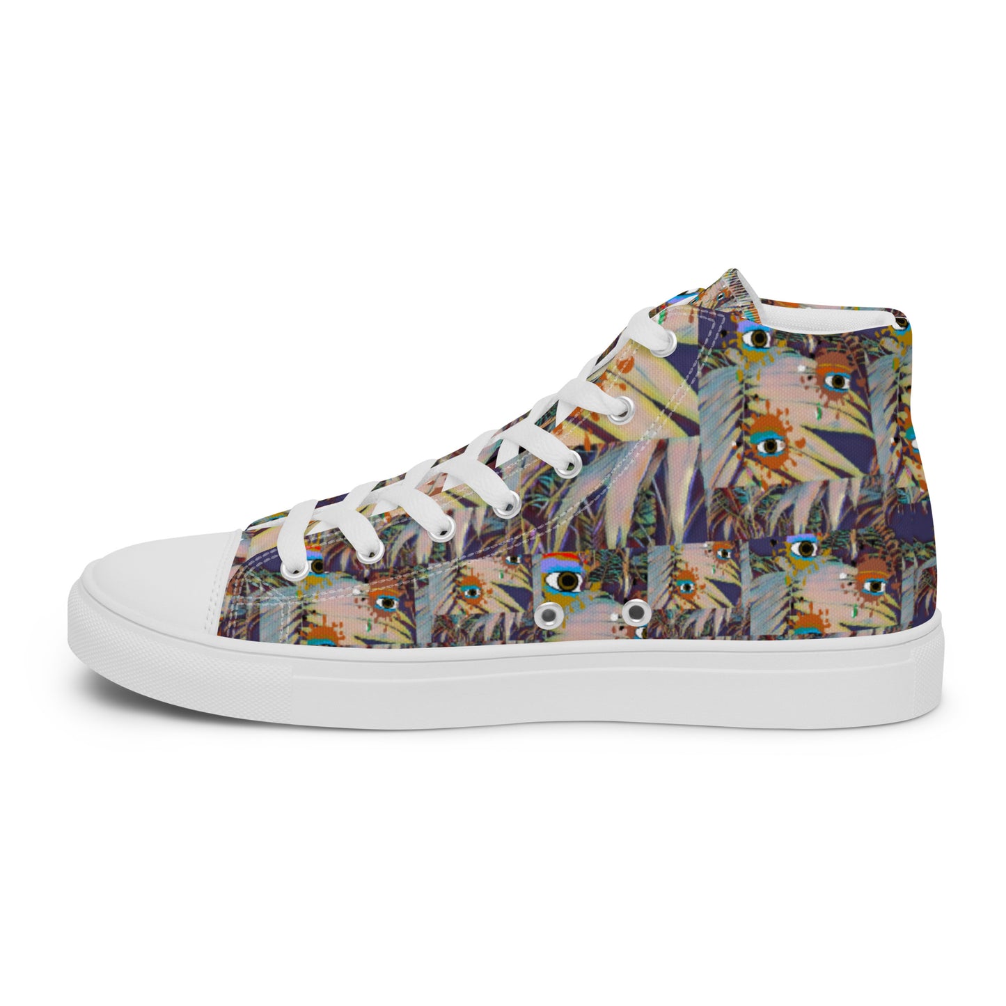 Women’s high top canvas shoes