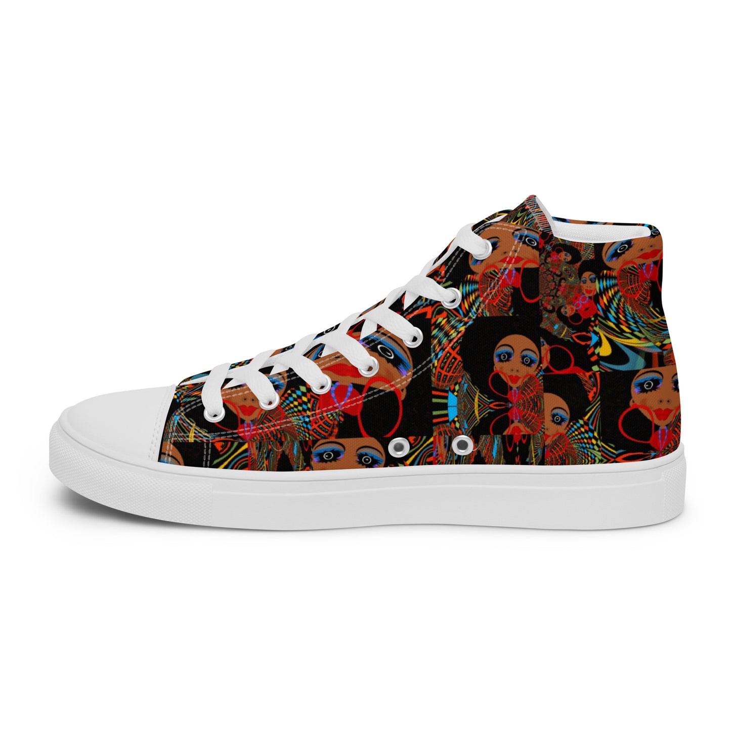 Women’s high top canvas shoes