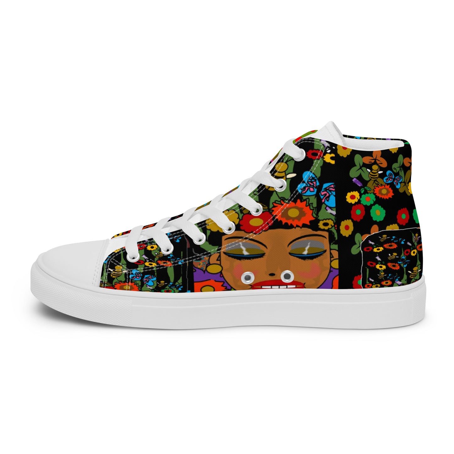 Women’s high top canvas shoes