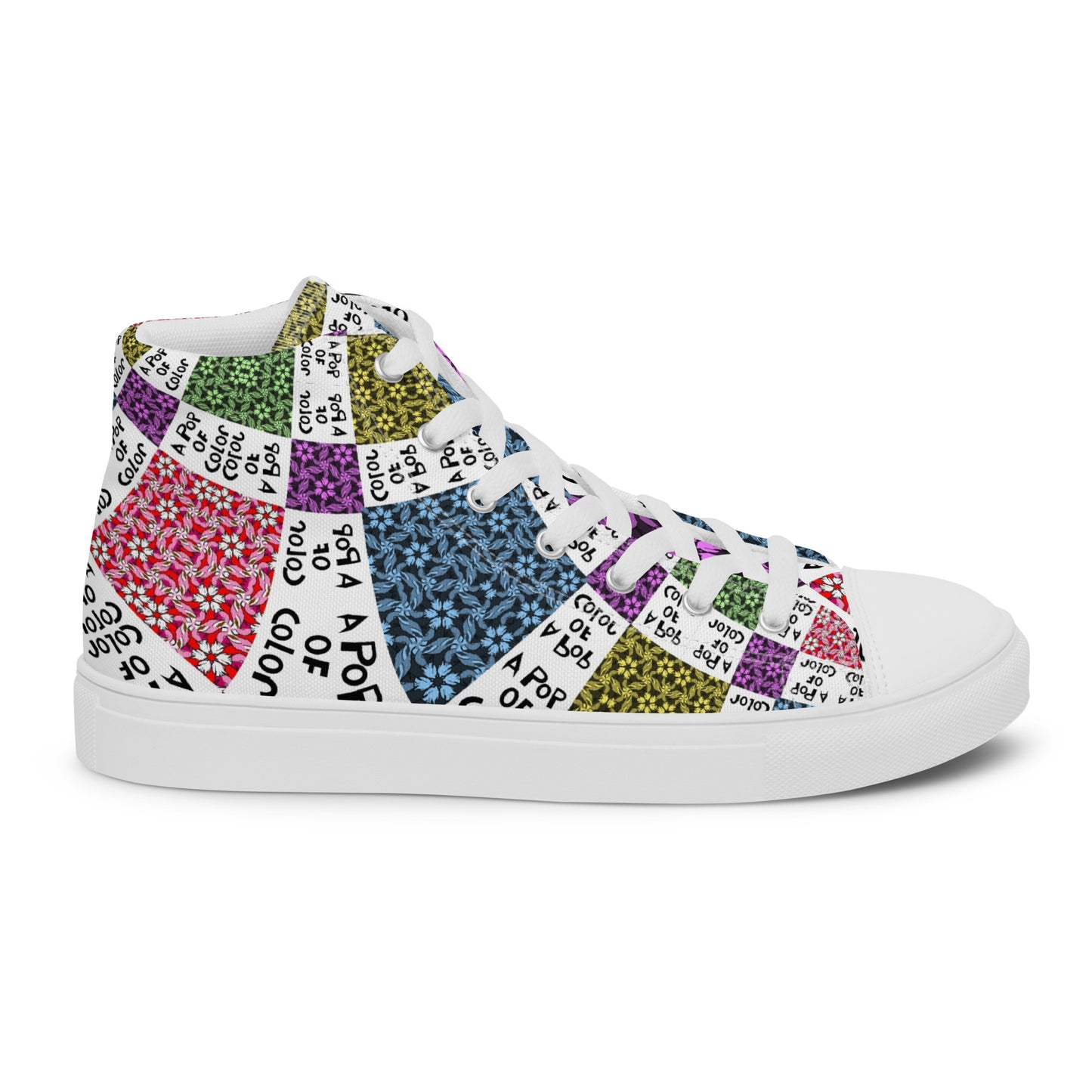 Women’s high top canvas shoes