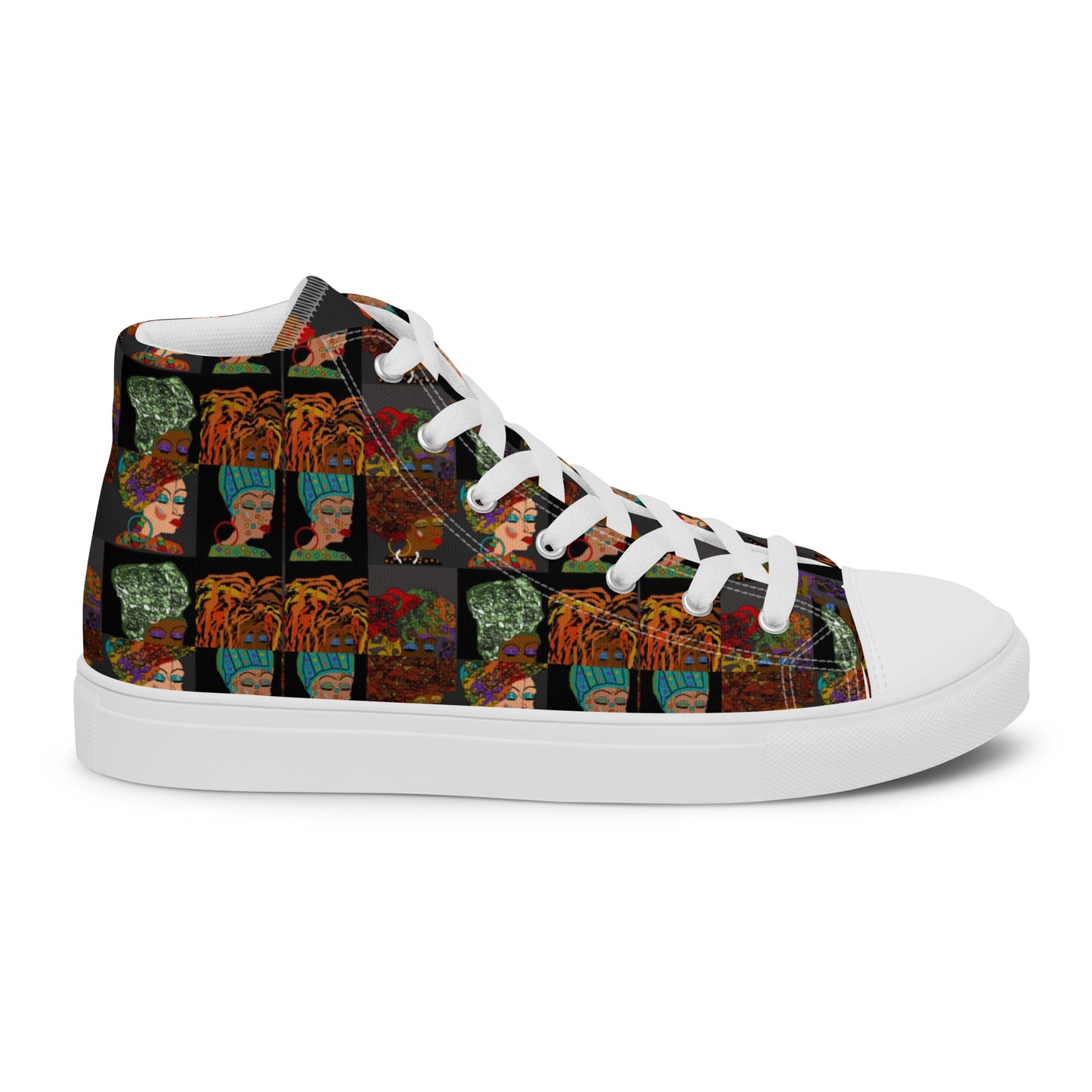 Women’s high top canvas shoes