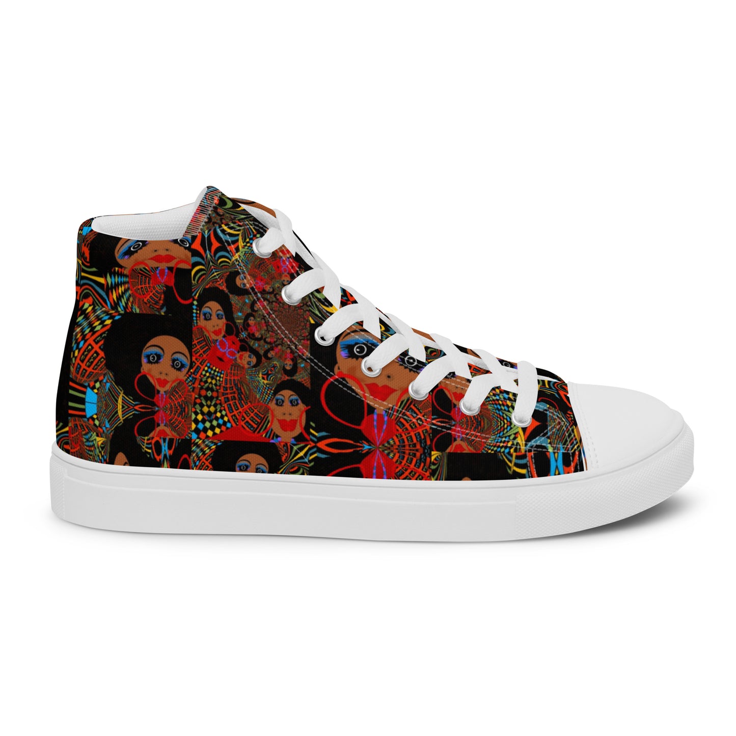 Women’s high top canvas shoes