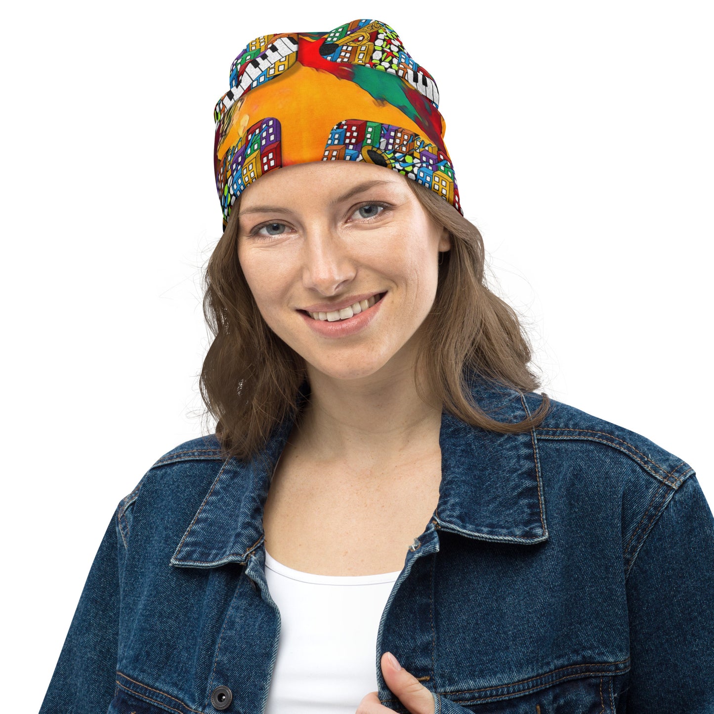 Sample All-Over Print Beanie