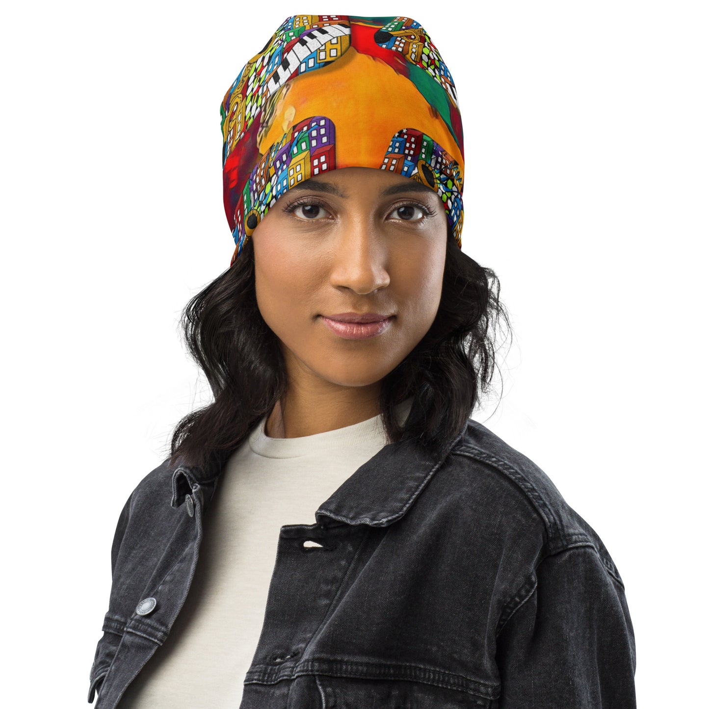 Sample All-Over Print Beanie