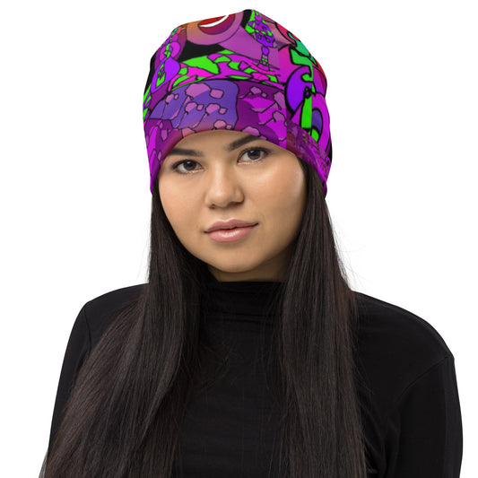 All-Over Print Beanie