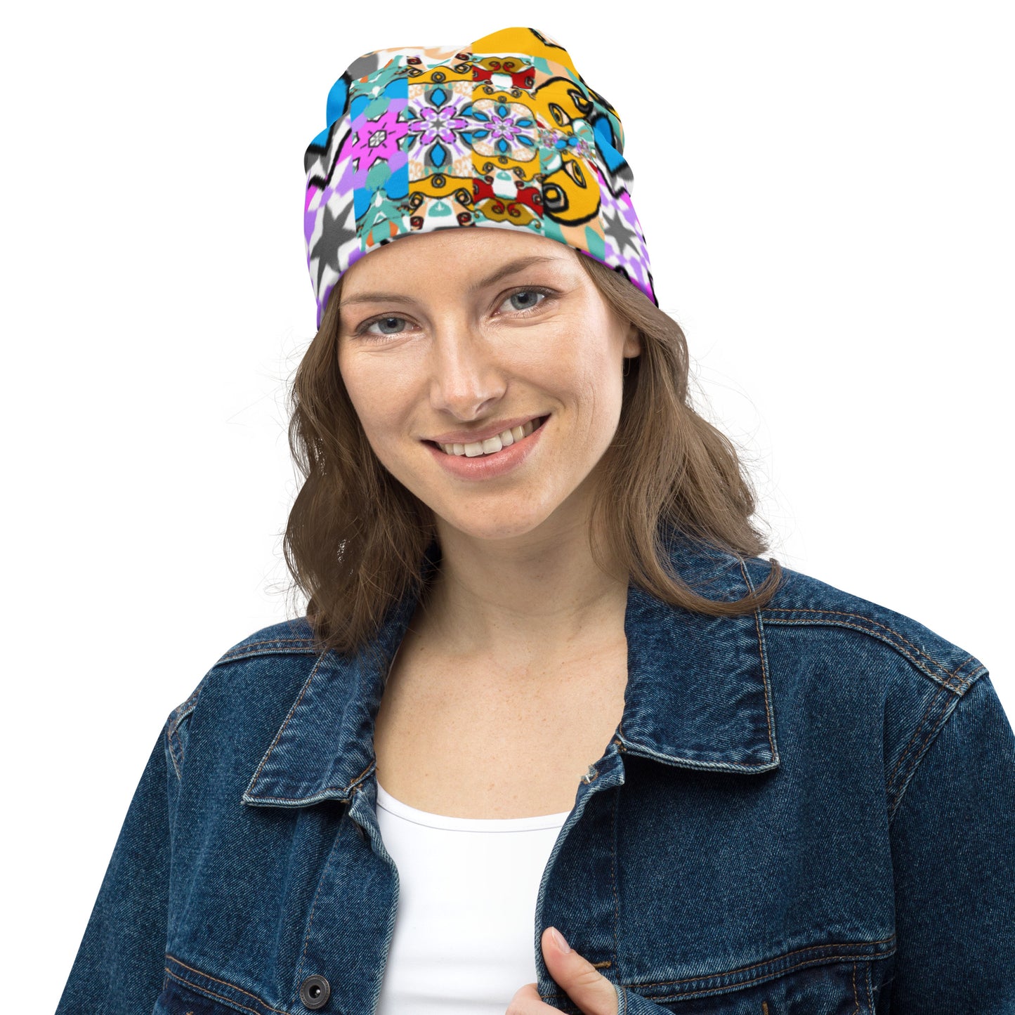 All-Over Print Beanie