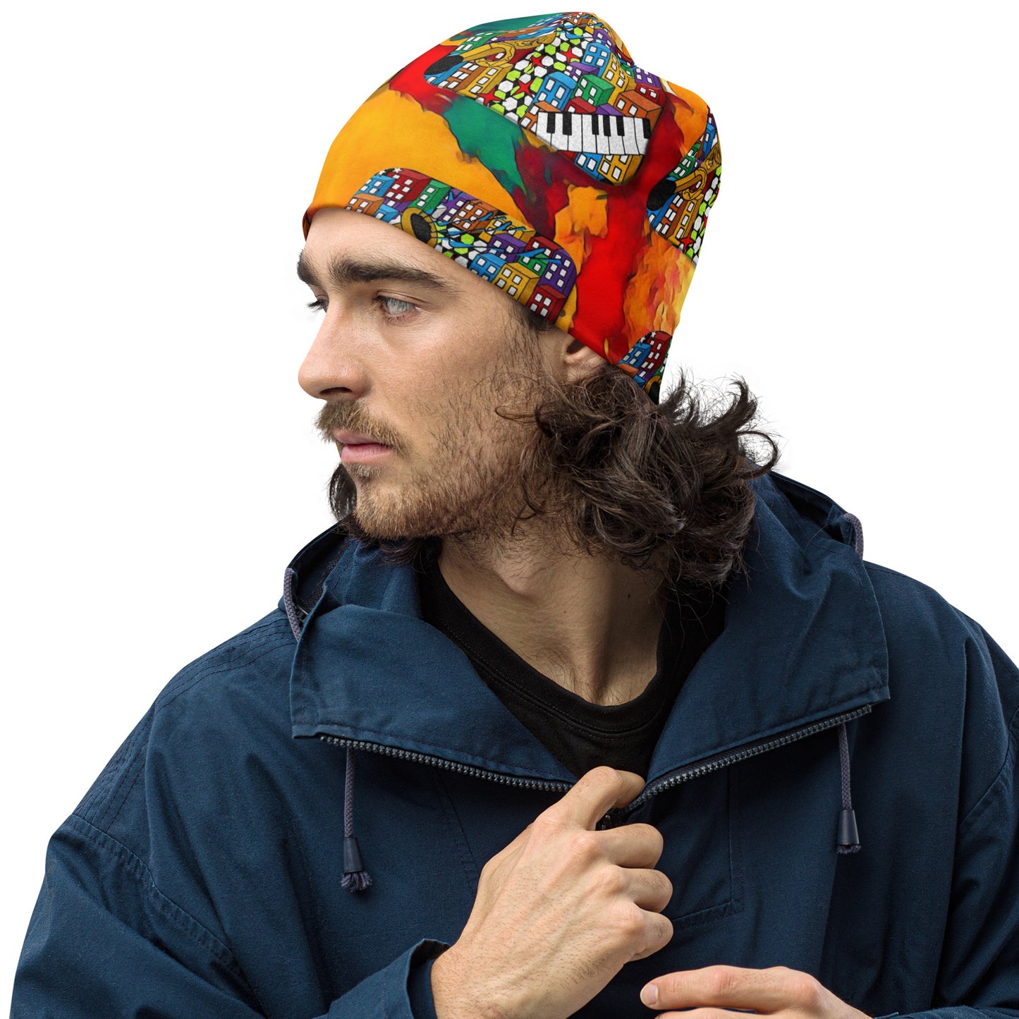 Sample All-Over Print Beanie