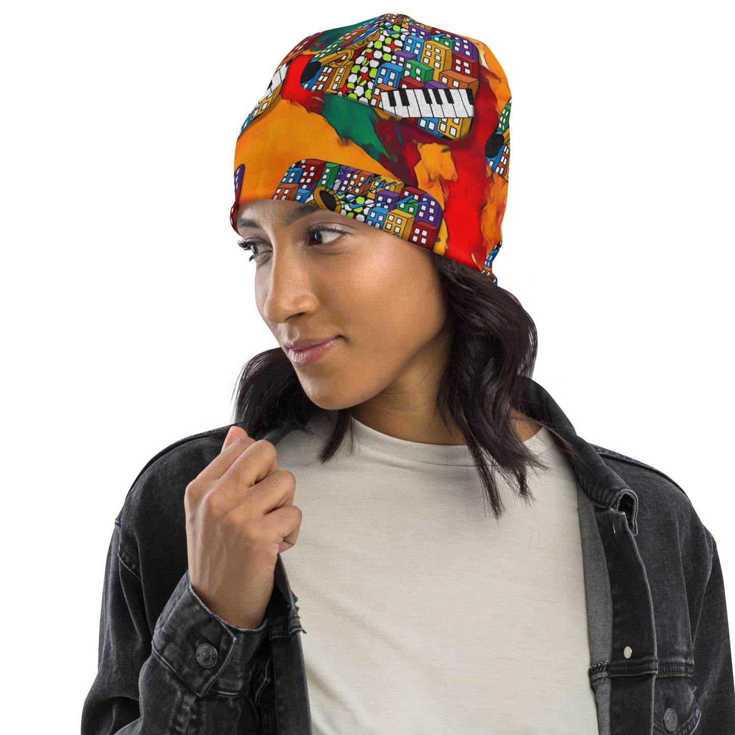 Sample All-Over Print Beanie