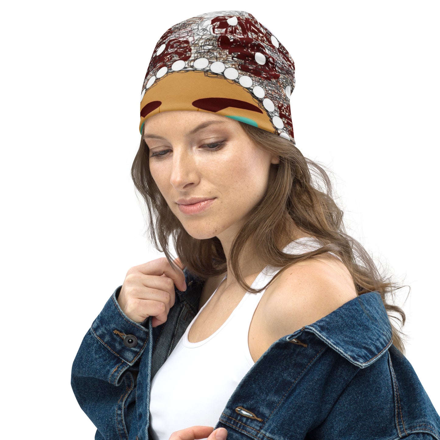 All-Over Print Beanie