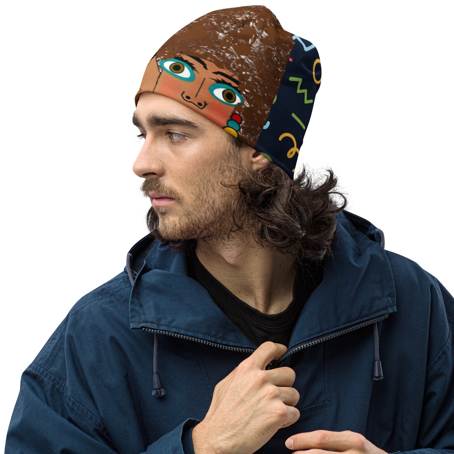 All-Over Print Beanie