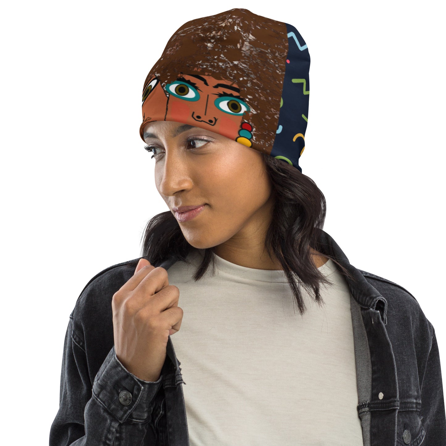 All-Over Print Beanie