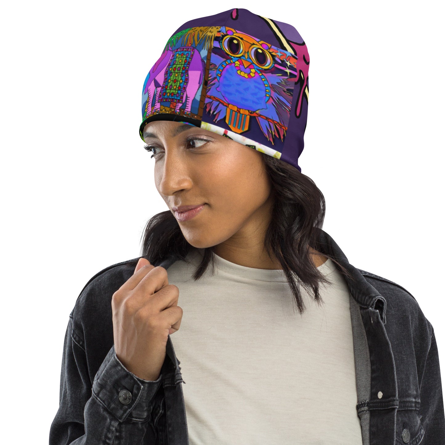 All-Over Print Beanie