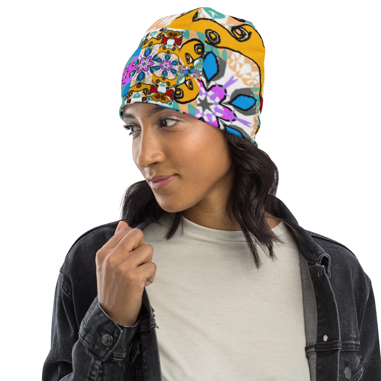 All-Over Print Beanie