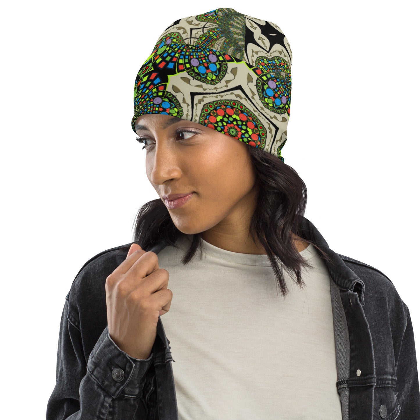 All-Over Print Beanie