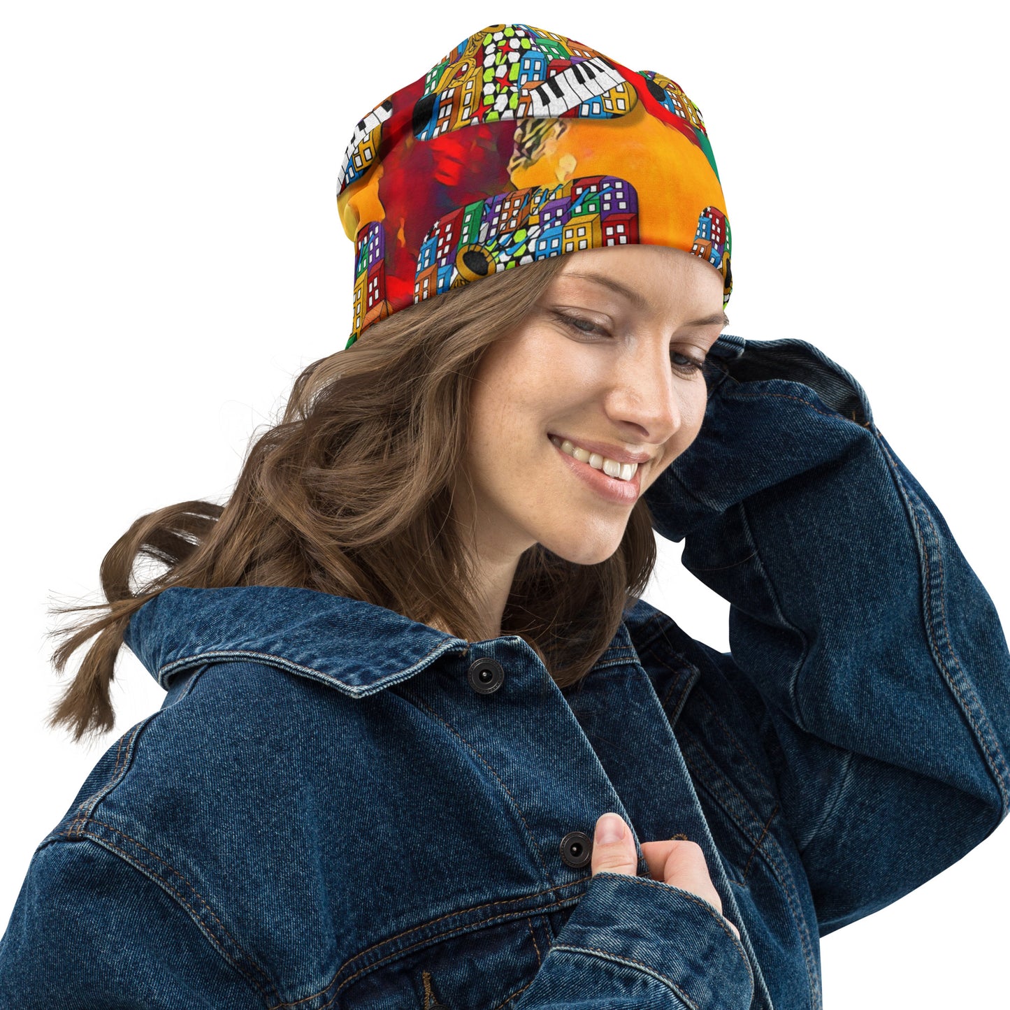 Sample All-Over Print Beanie