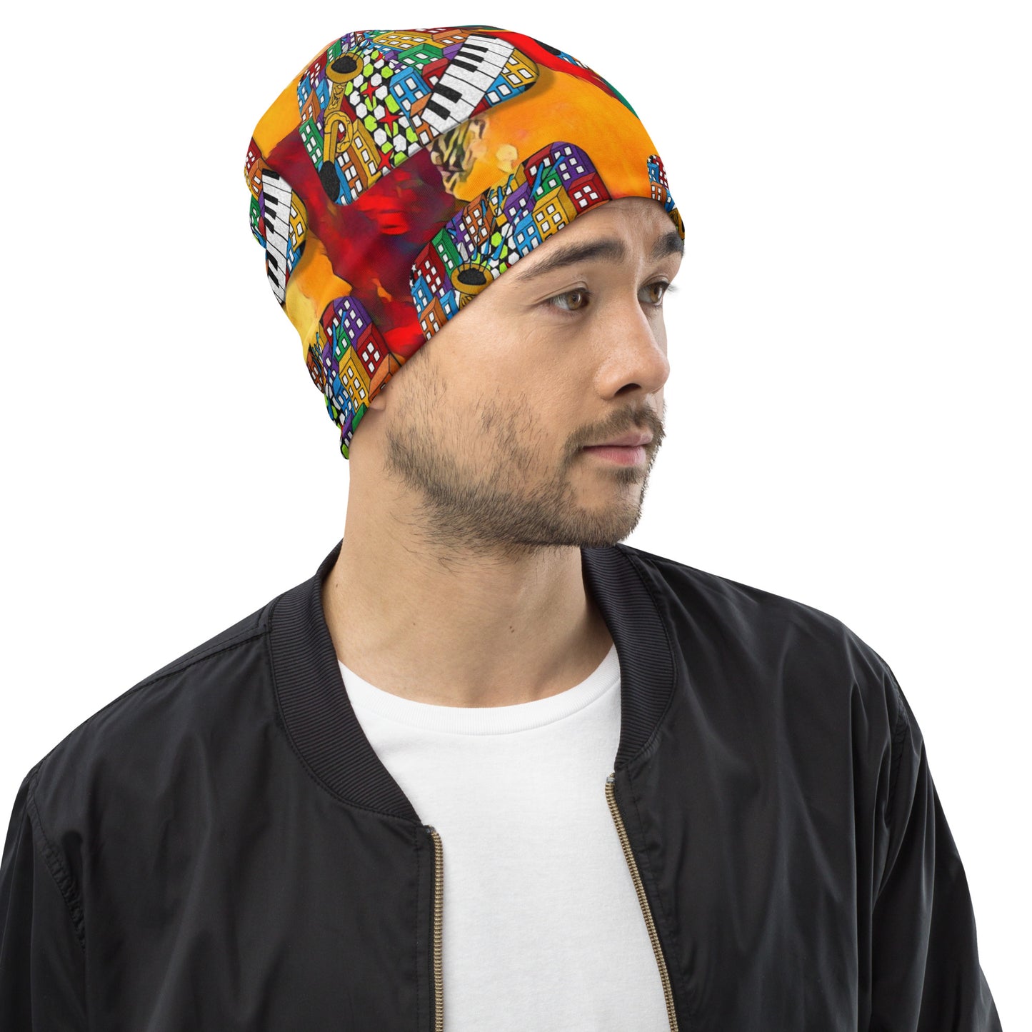 Sample All-Over Print Beanie