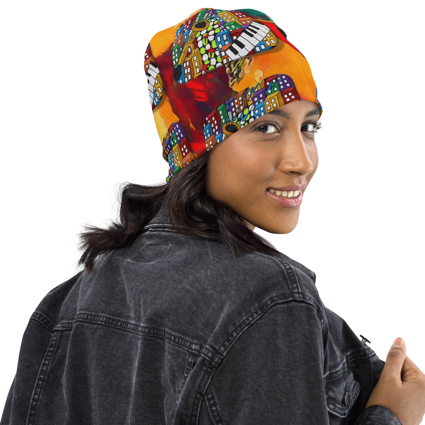 Sample All-Over Print Beanie