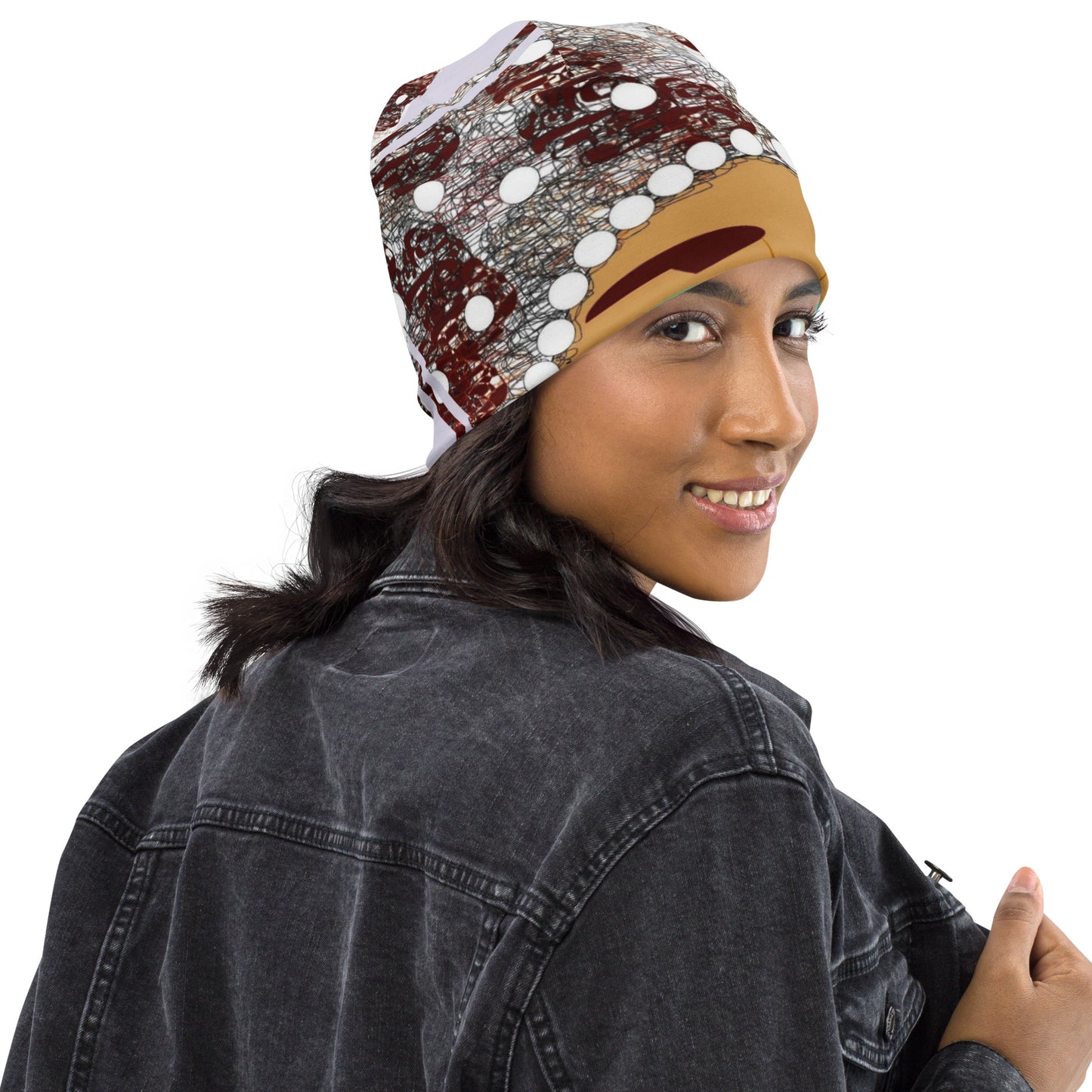 All-Over Print Beanie