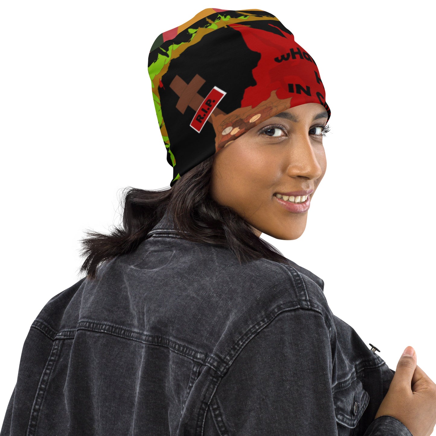 All-Over Print Beanie