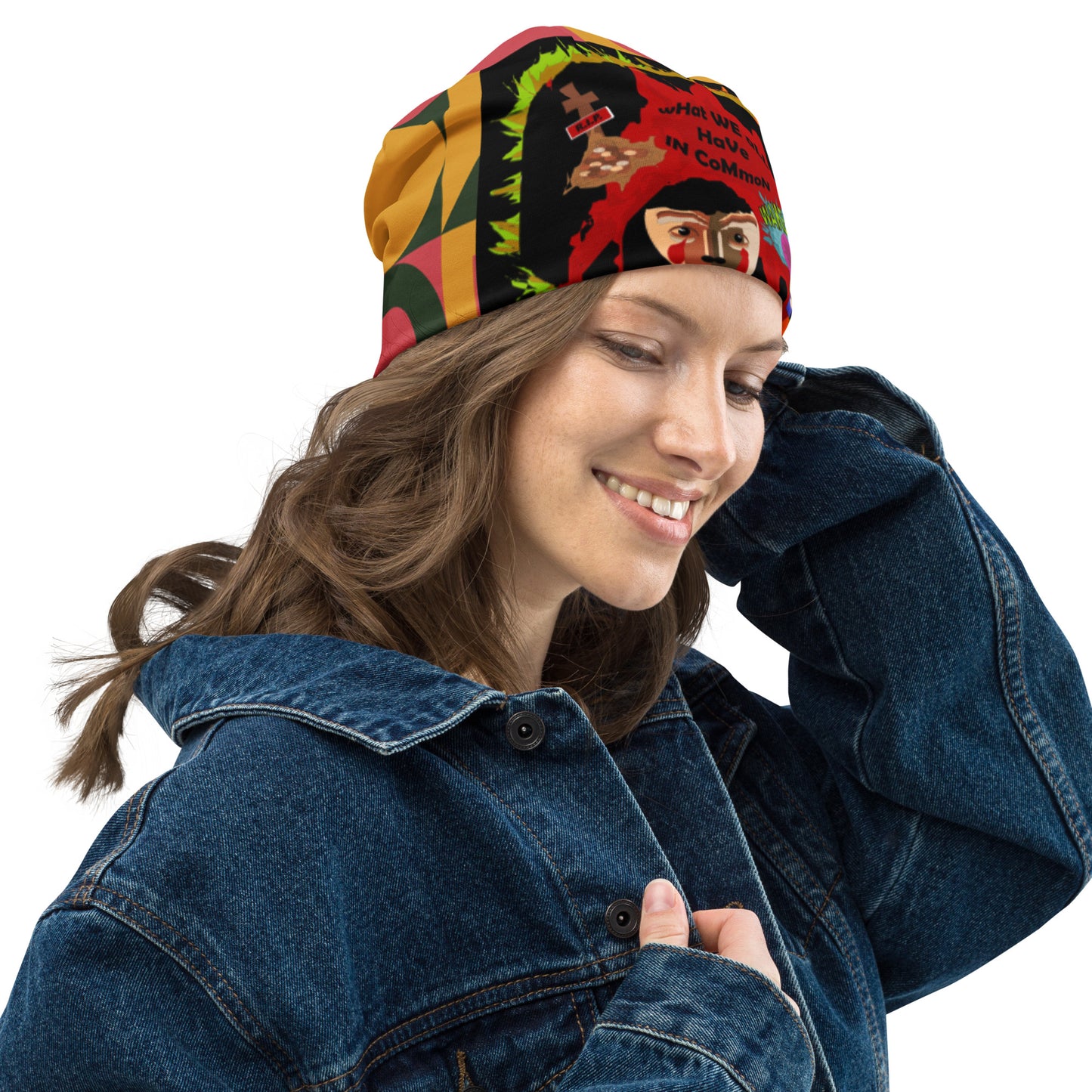 All-Over Print Beanie