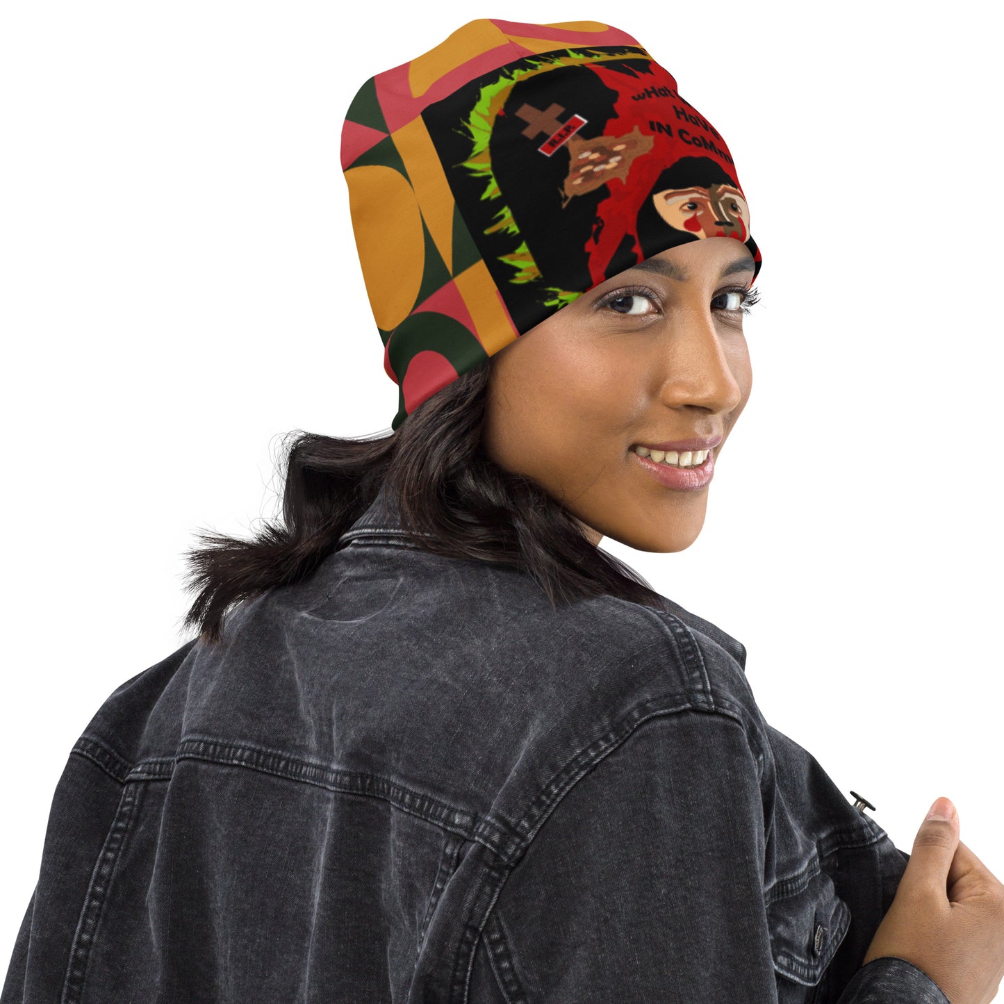 All-Over Print Beanie