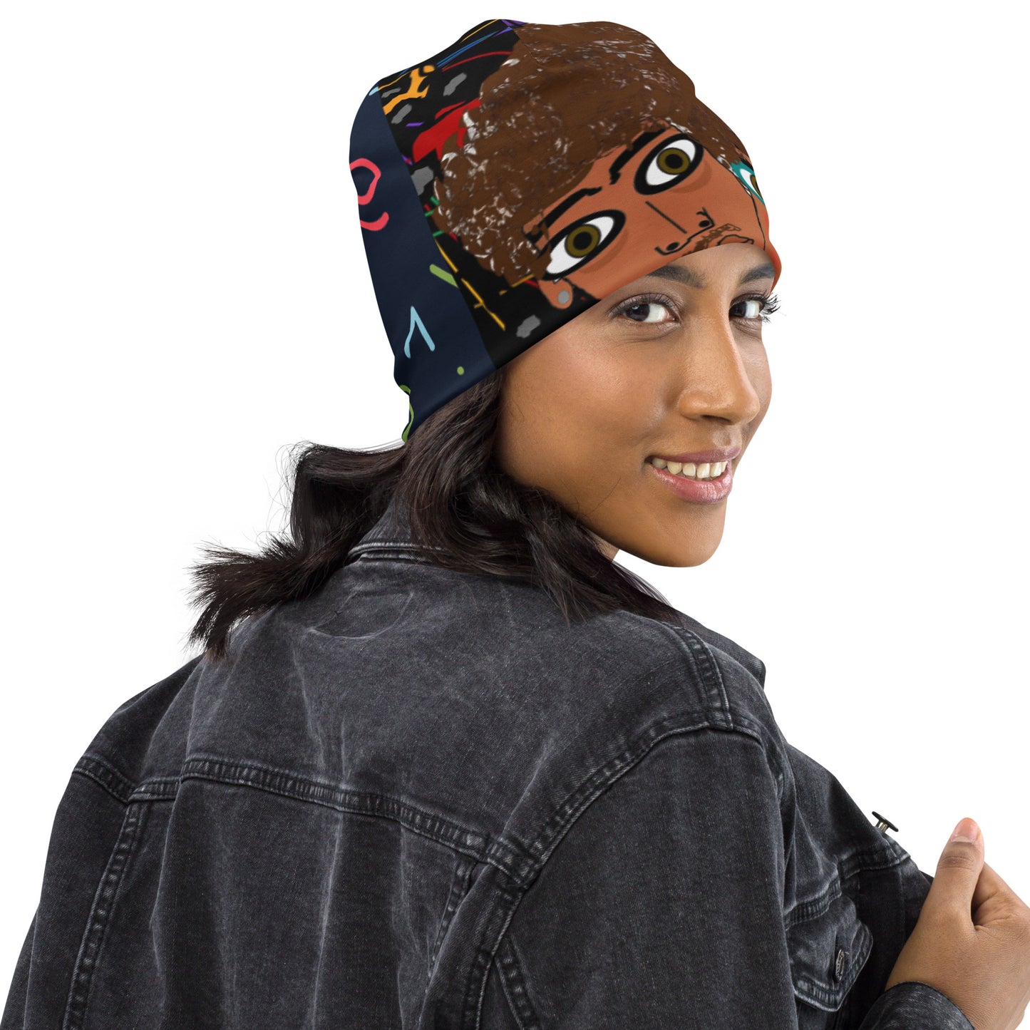 All-Over Print Beanie