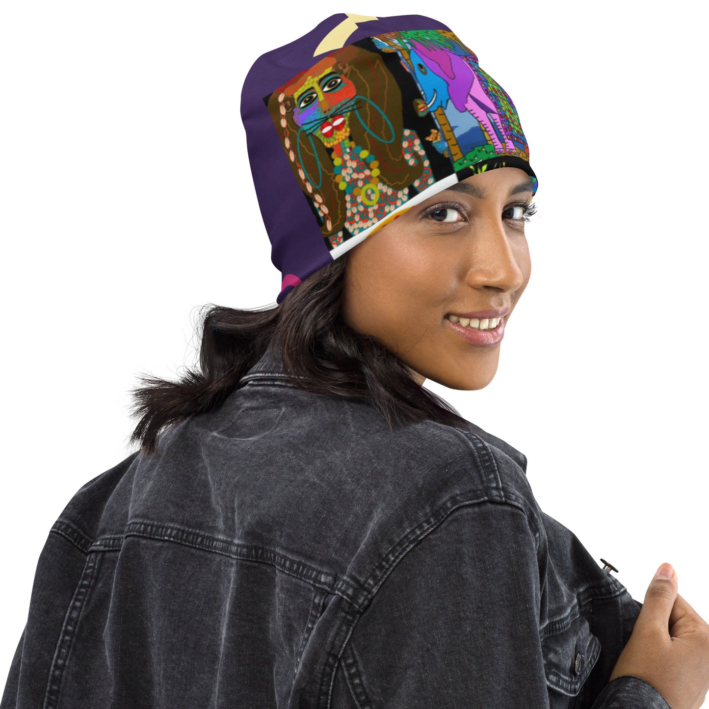 All-Over Print Beanie