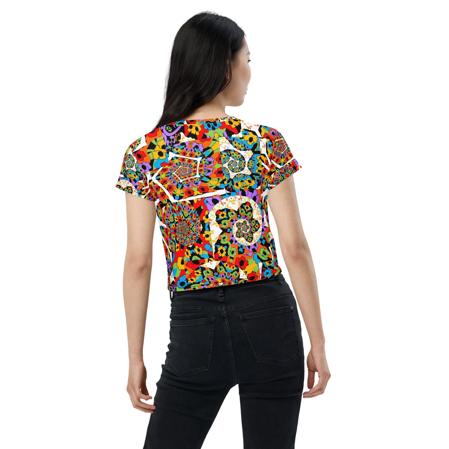 All-Over Print Crop Tee