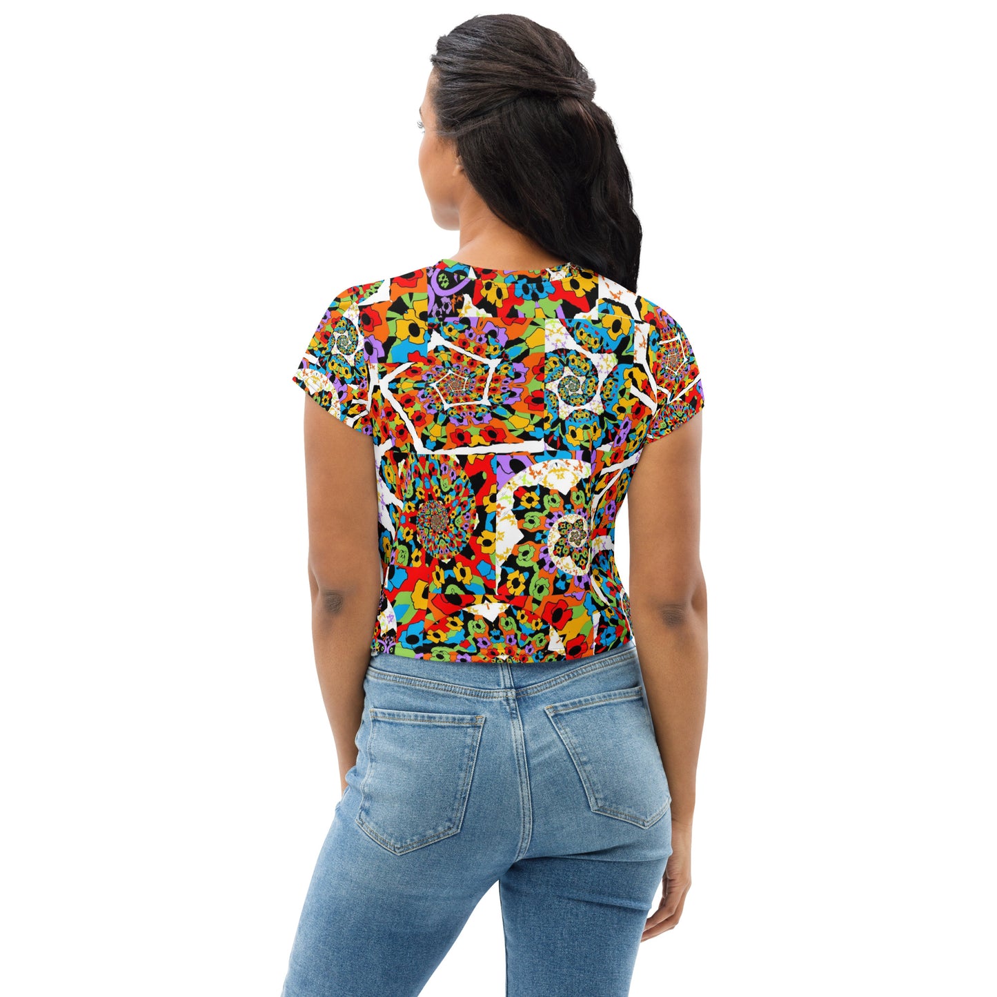 All-Over Print Crop Tee