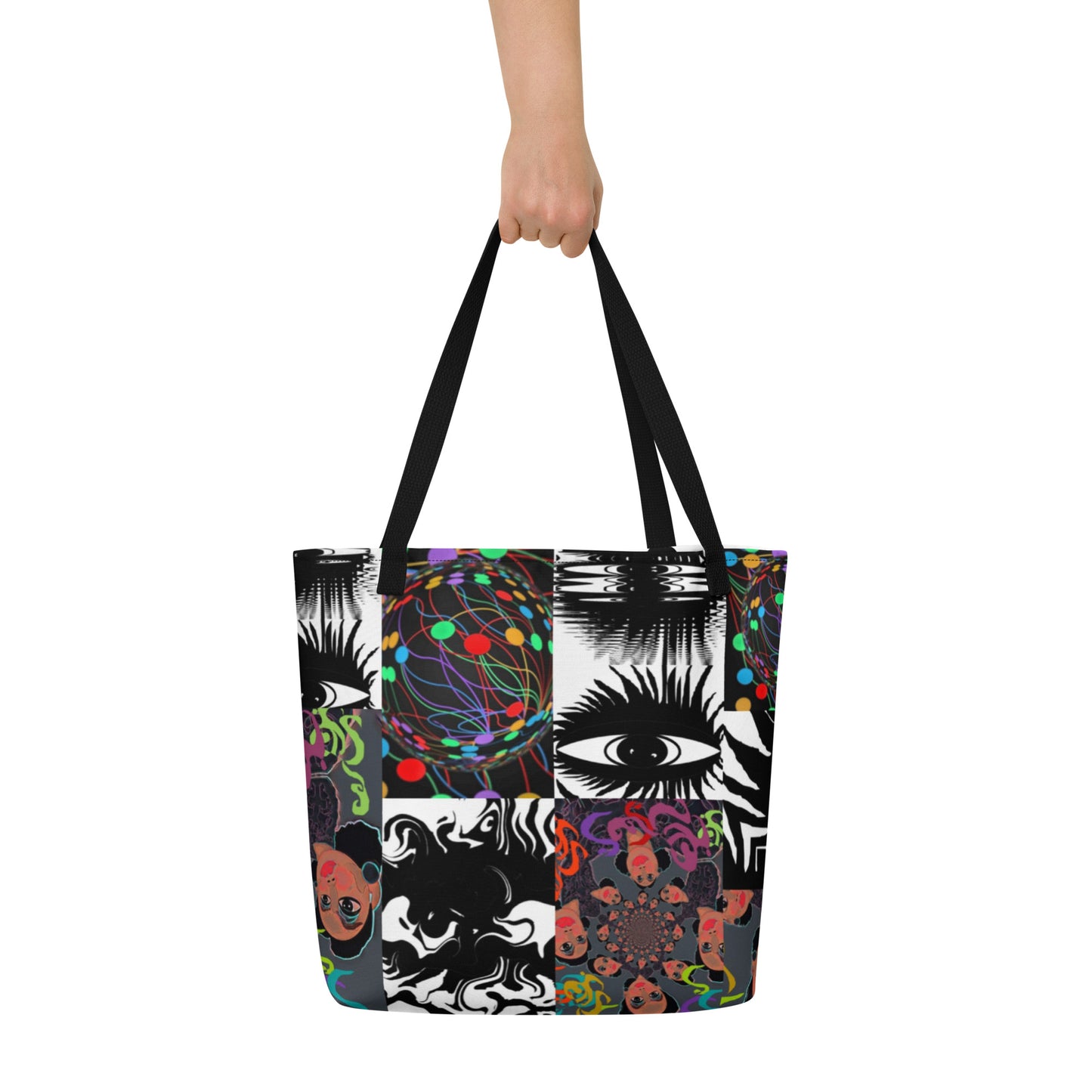 All-Over Print Large Tote Bag