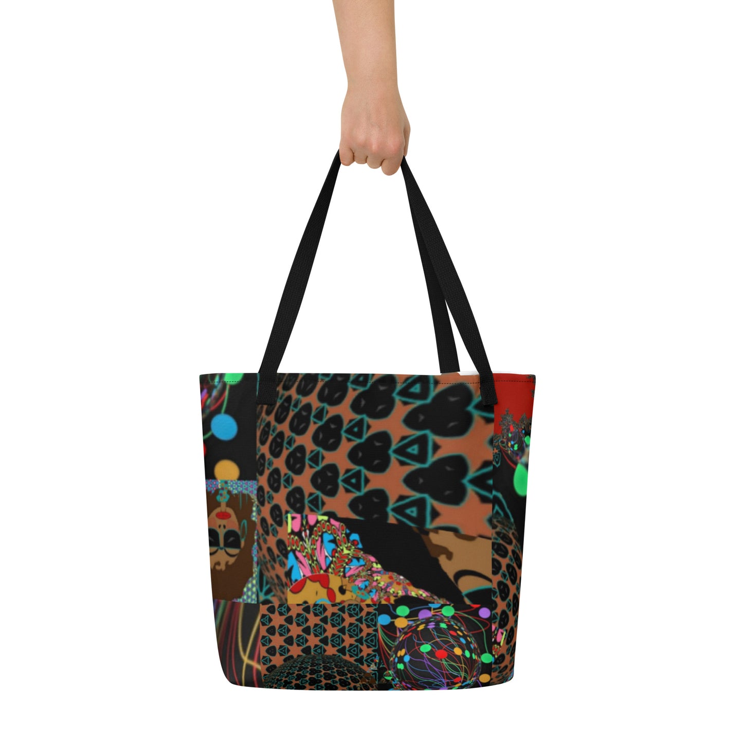 All-Over Print Large Tote Bag