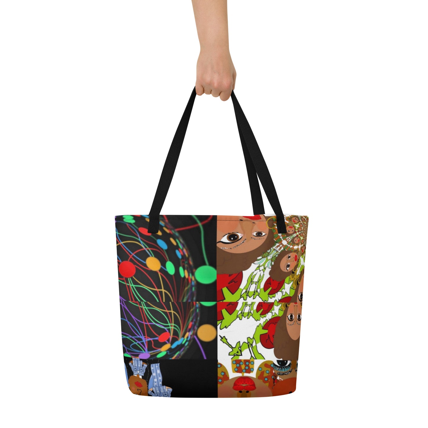 All-Over Print Large Tote Bag