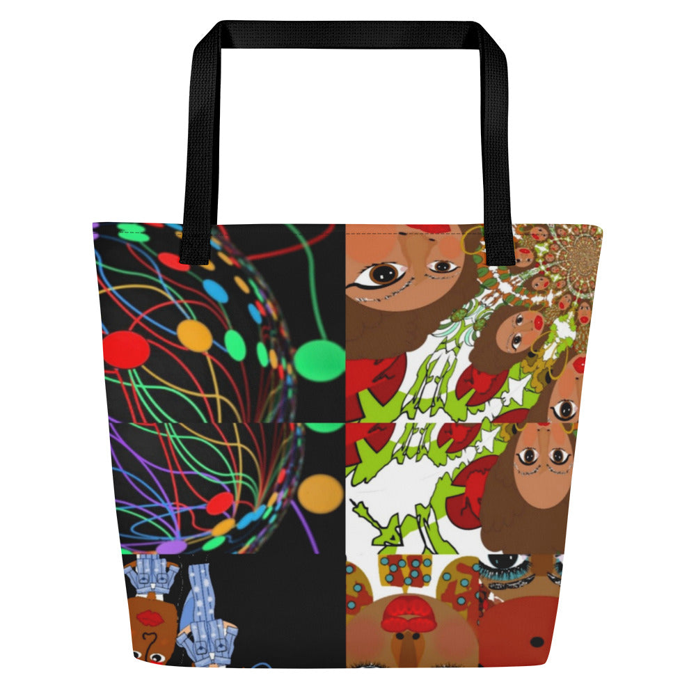 All-Over Print Large Tote Bag