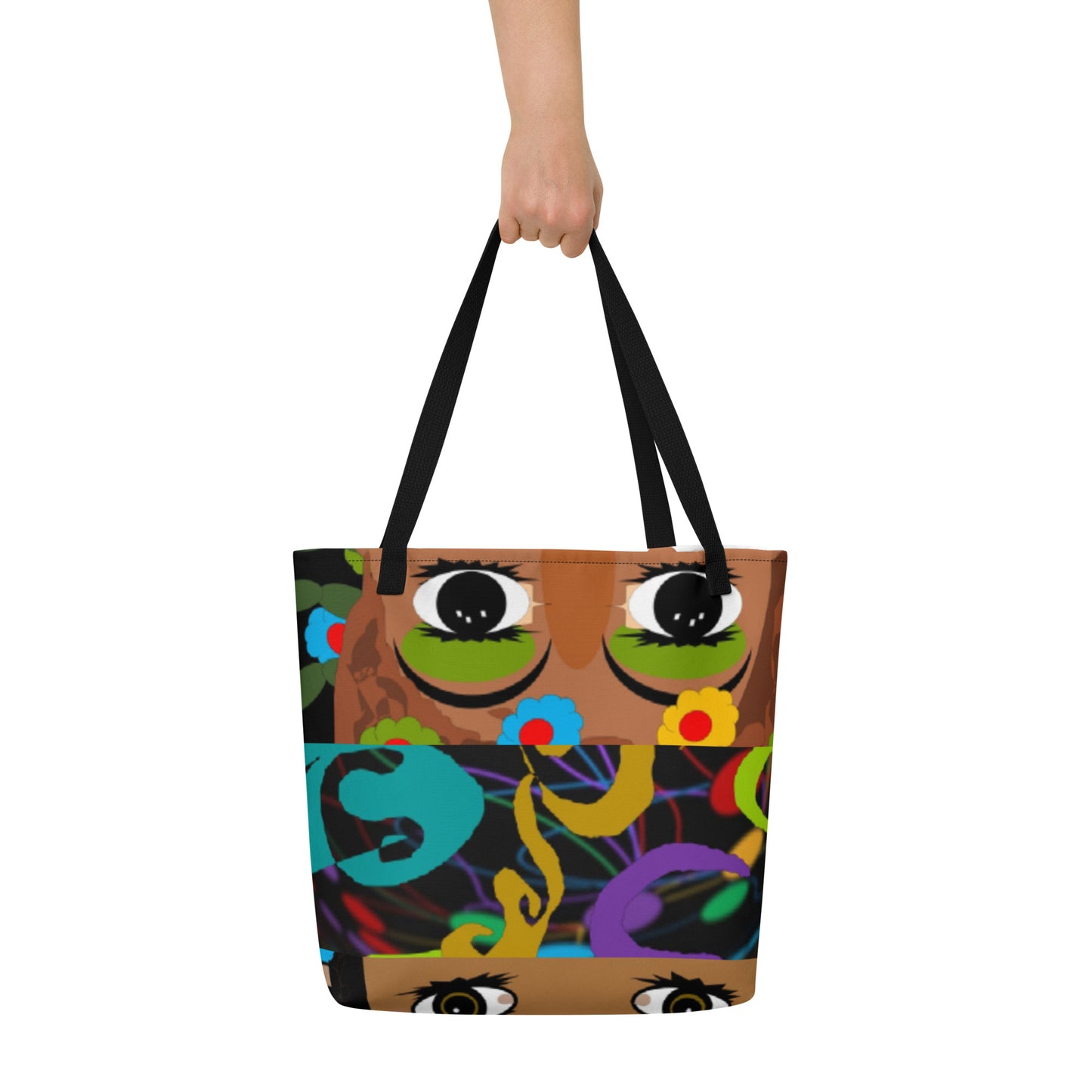 All-Over Print Large Tote Bag