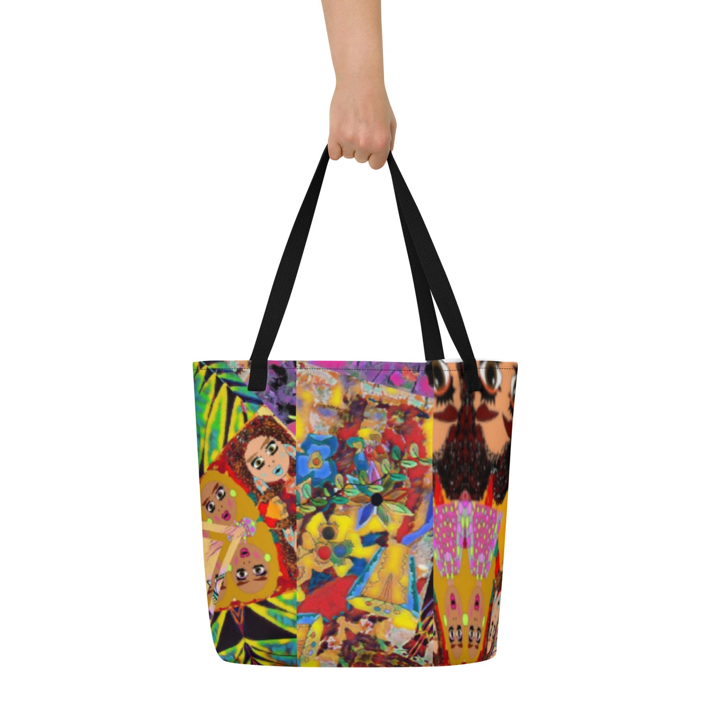 All-Over Print Large Tote Bag