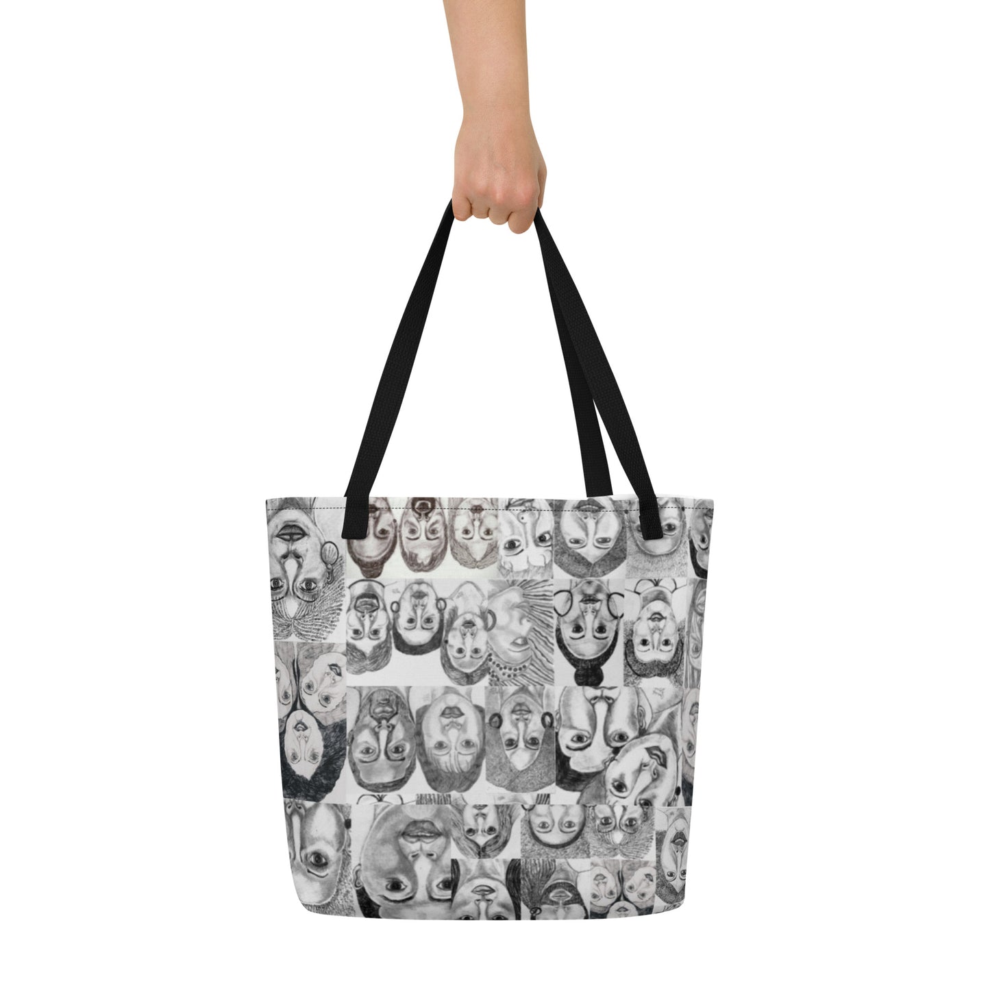 All-Over Print Large Tote Bag