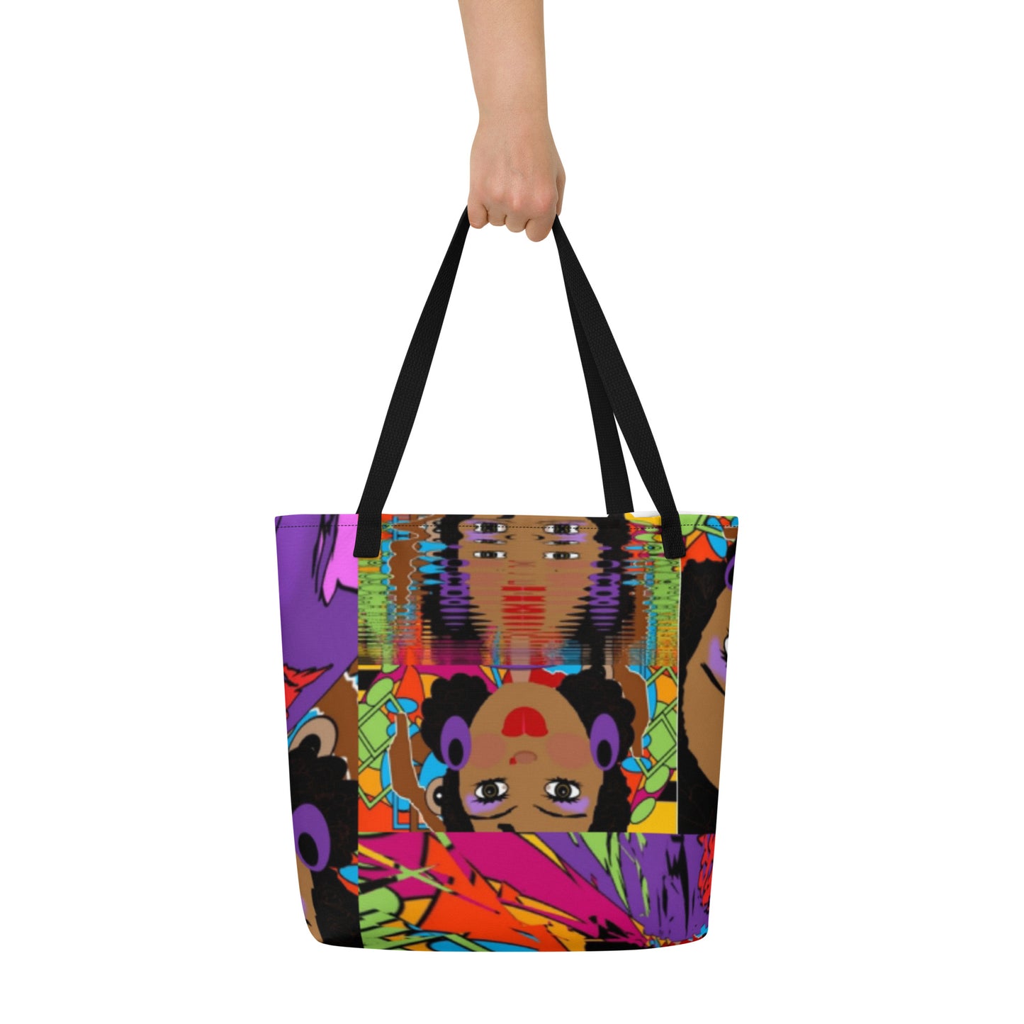 All-Over Print Large Tote Bag