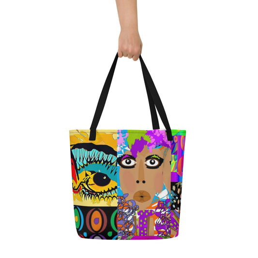 All-Over Print Large Tote Bag