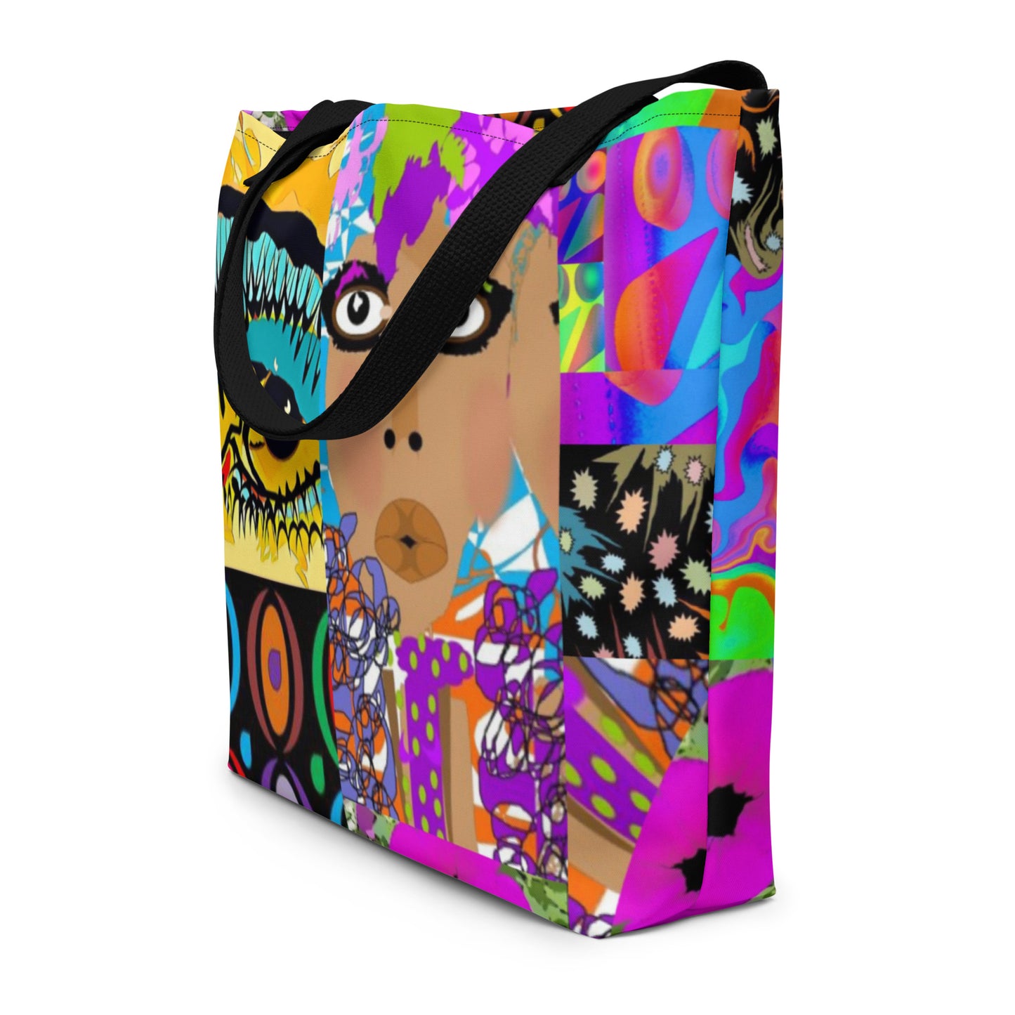 All-Over Print Large Tote Bag