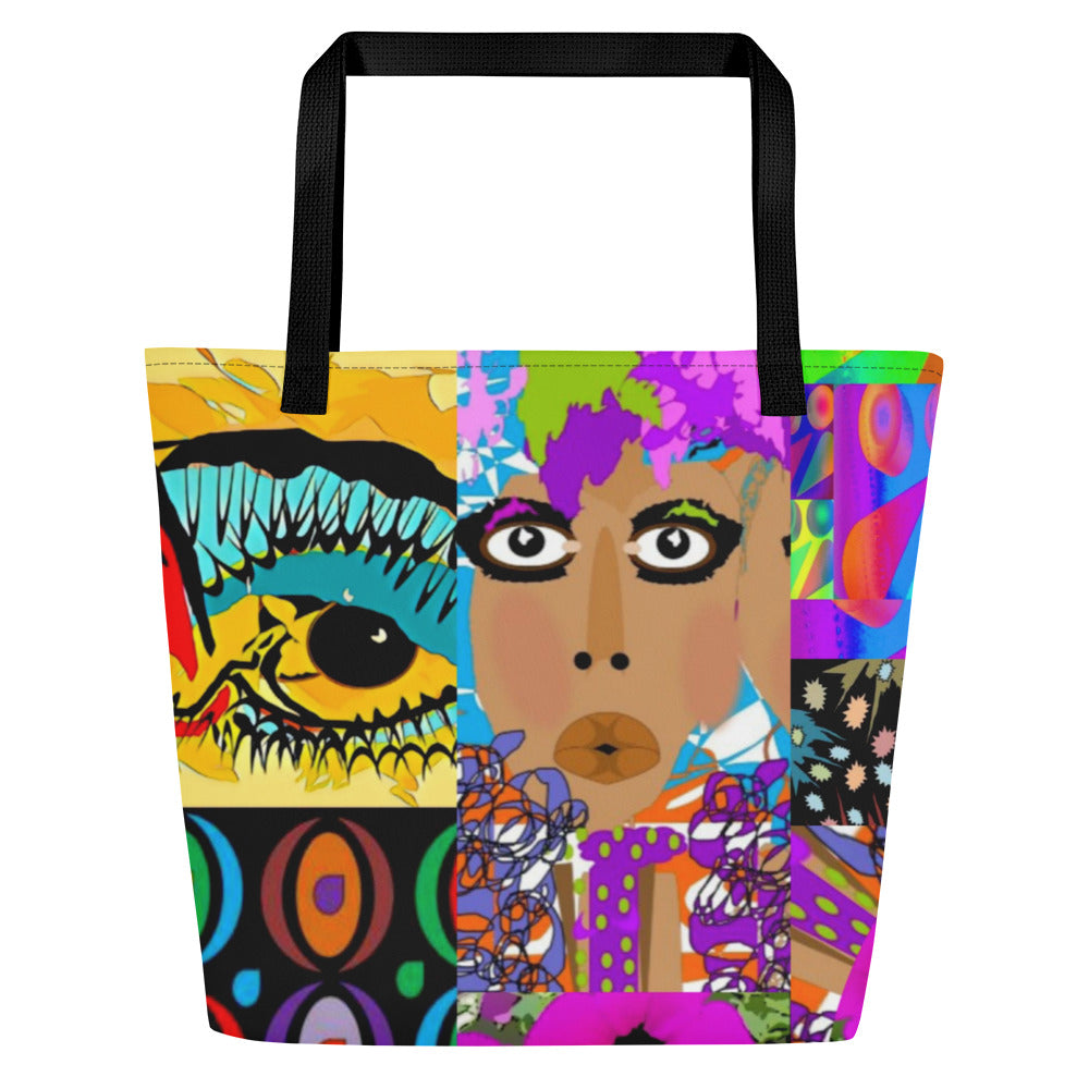 All-Over Print Large Tote Bag