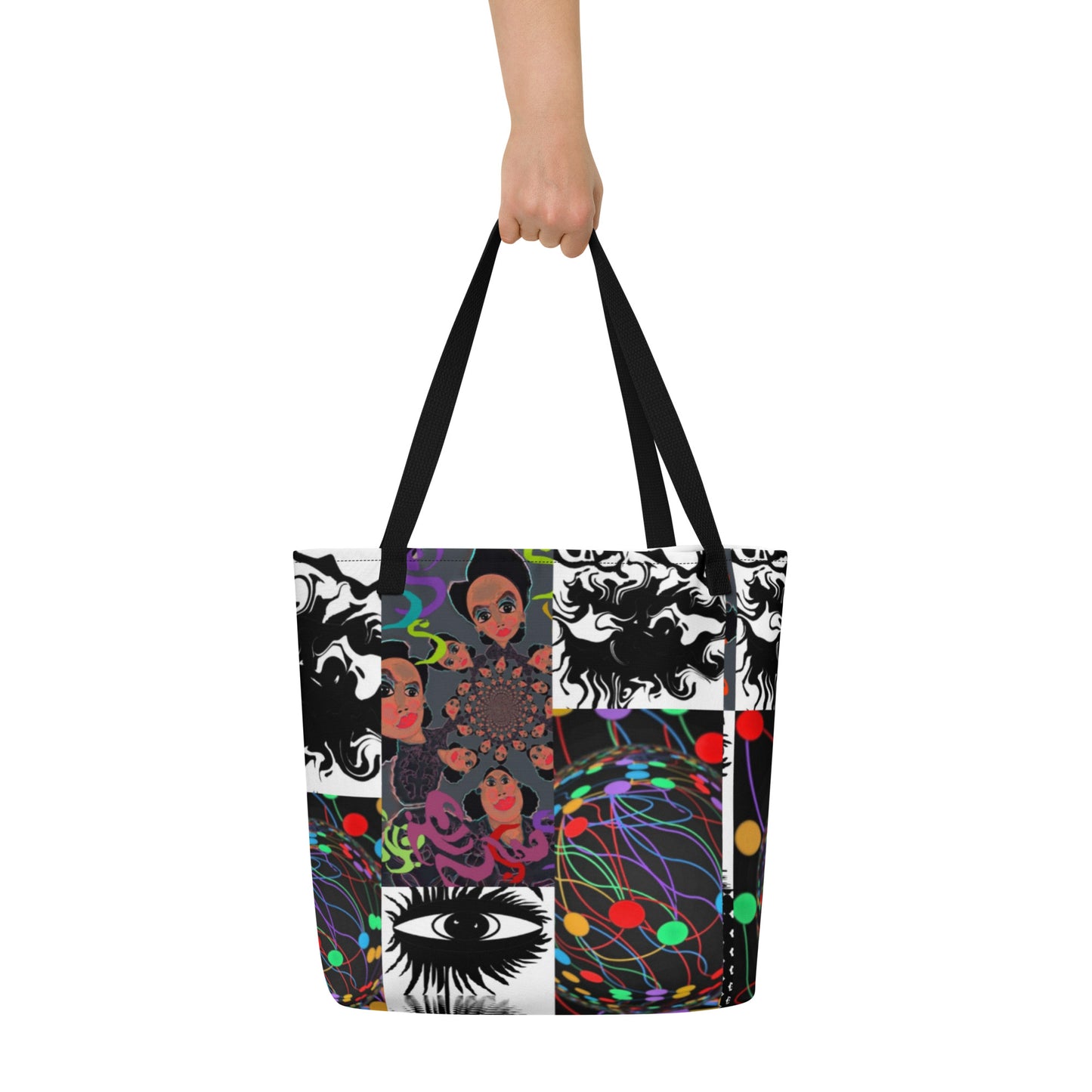 All-Over Print Large Tote Bag