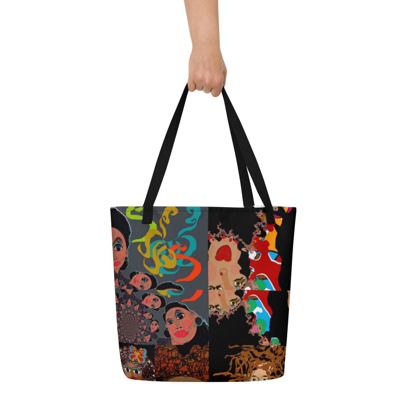 All-Over Print Large Tote Bag