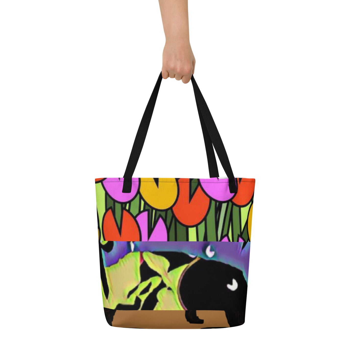 All-Over Print Large Tote Bag