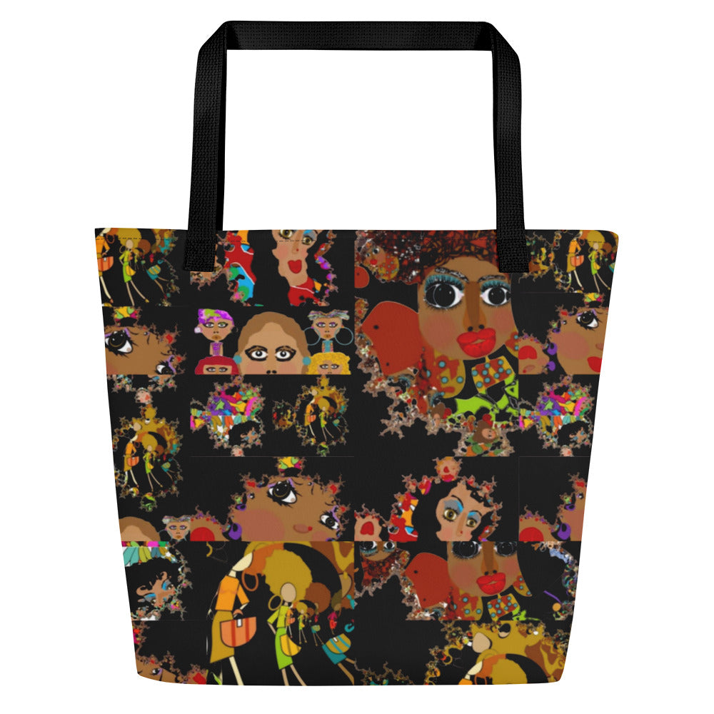 All-Over Print Large Tote Bag