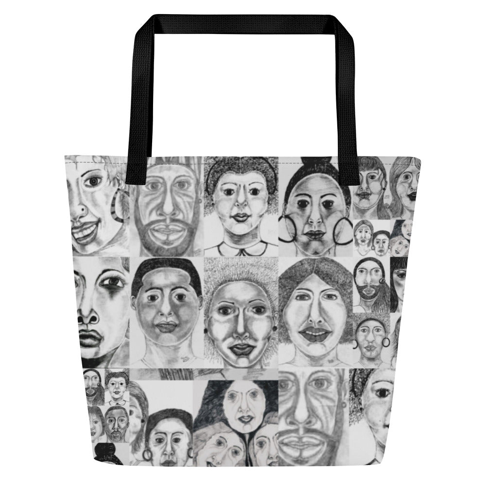 All-Over Print Large Tote Bag