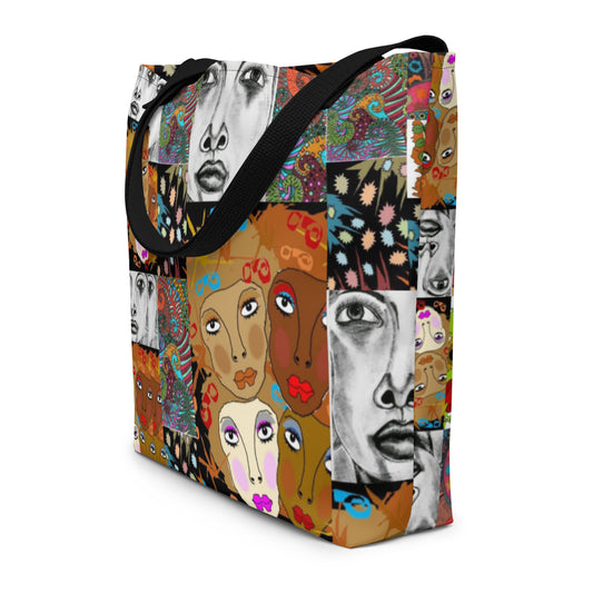 All-Over Print Large Tote Bag