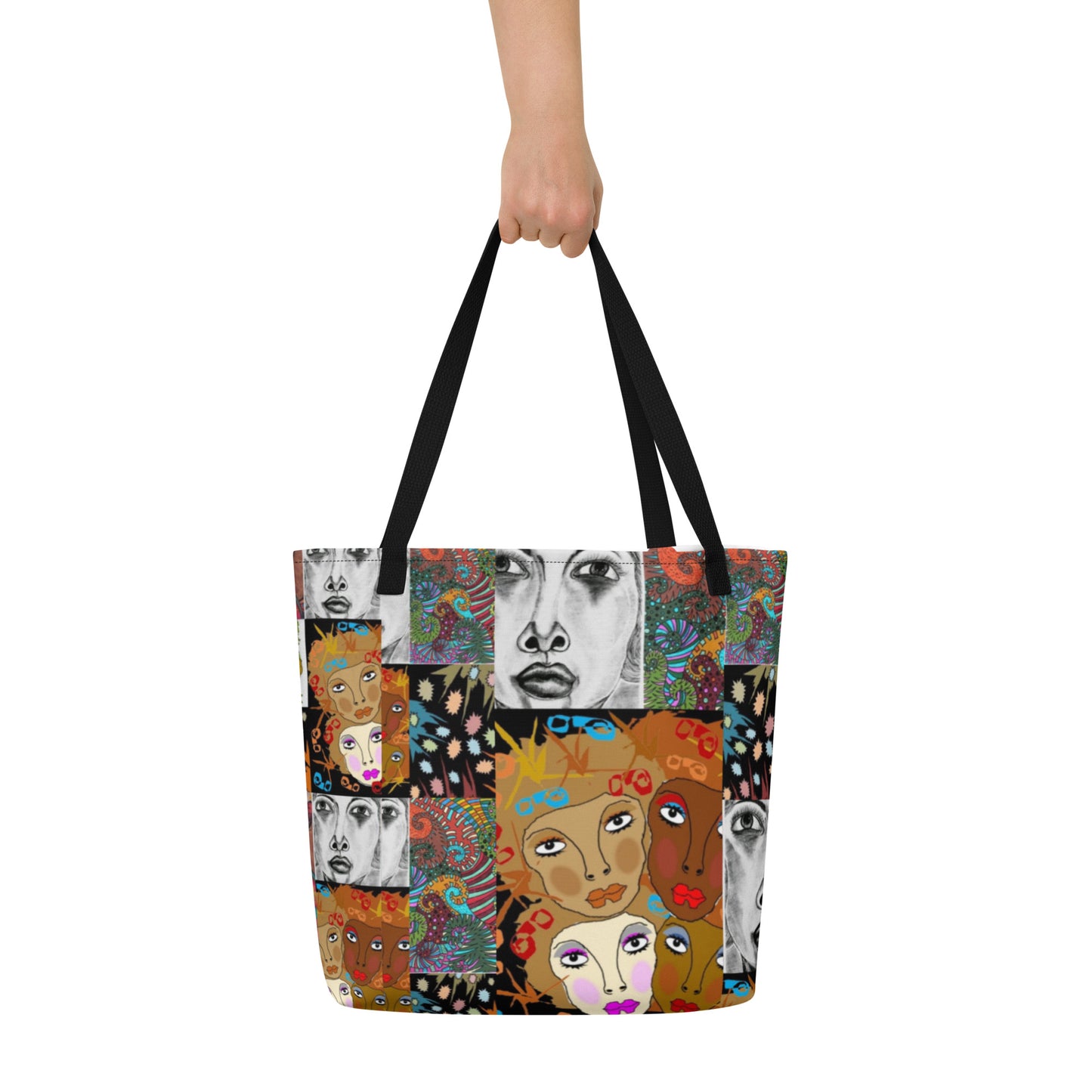 All-Over Print Large Tote Bag