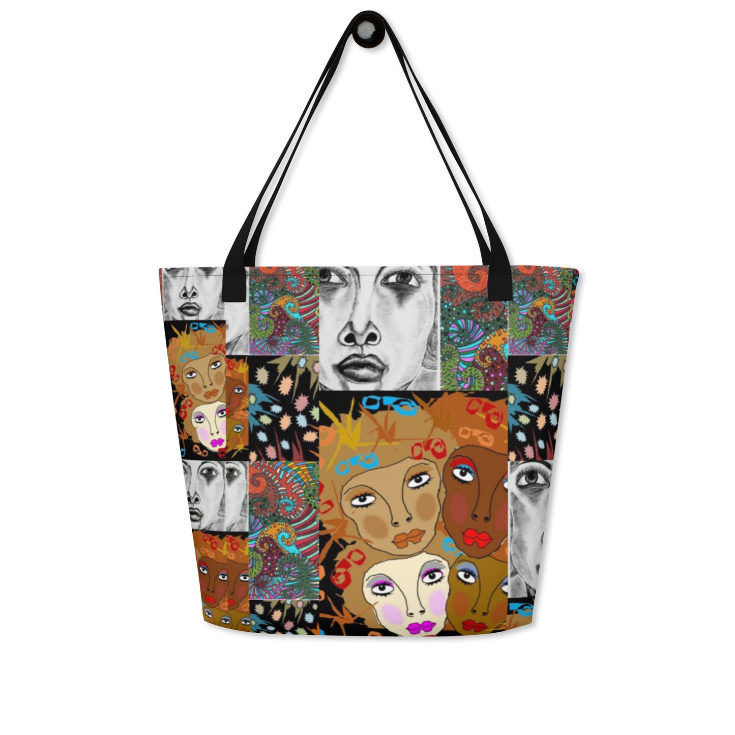 All-Over Print Large Tote Bag