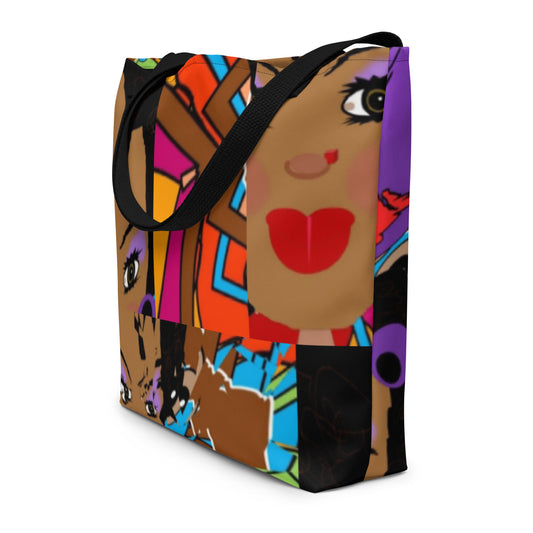 All-Over Print Large Tote Bag